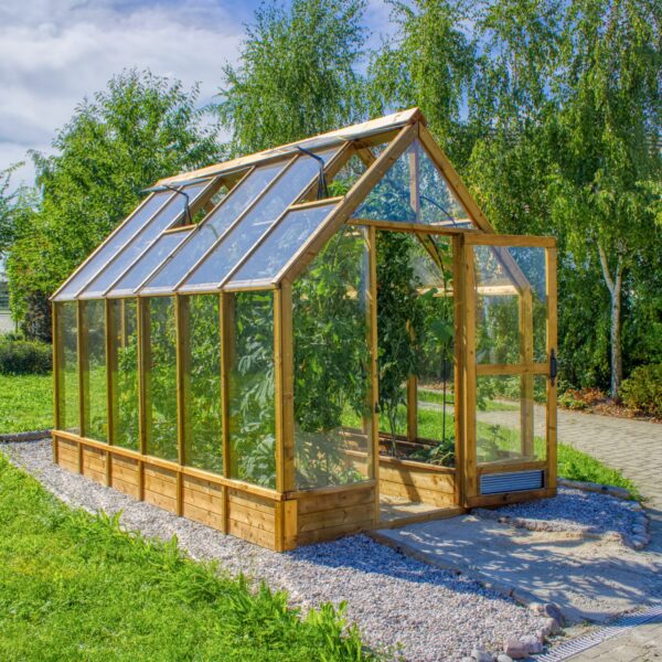 Dřevěný skleník