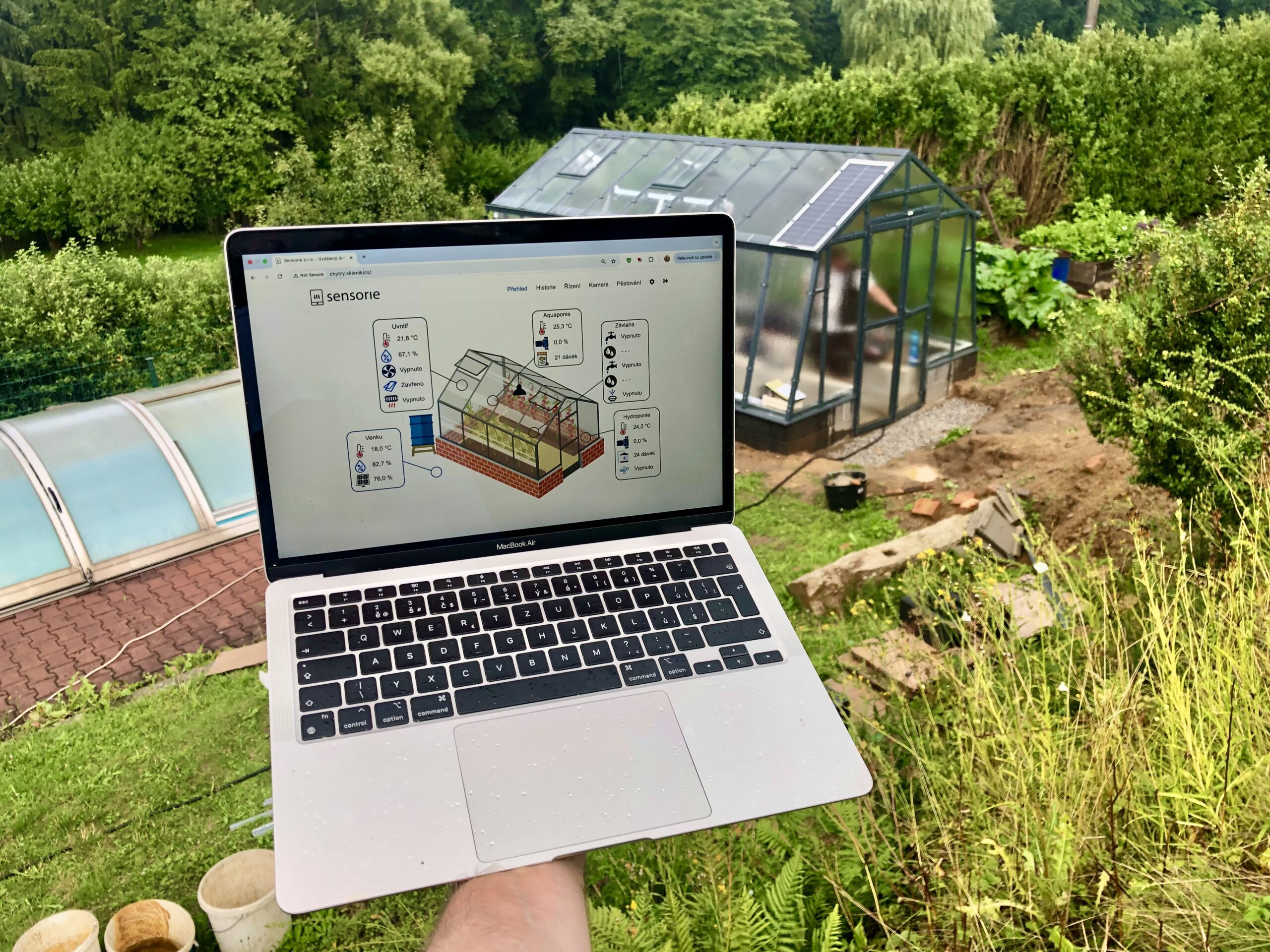 Luxusní rodinný skleník